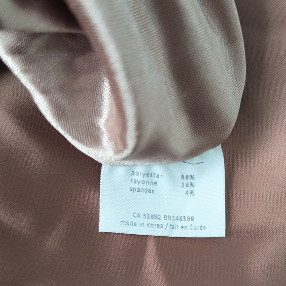 Oak + Fort Brown Satin Midi Skirt - Picture 4 of 4